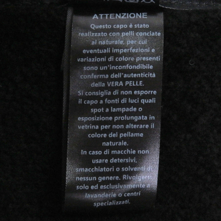 Excellent DFOUR Mouton jacket Suede leather material switching