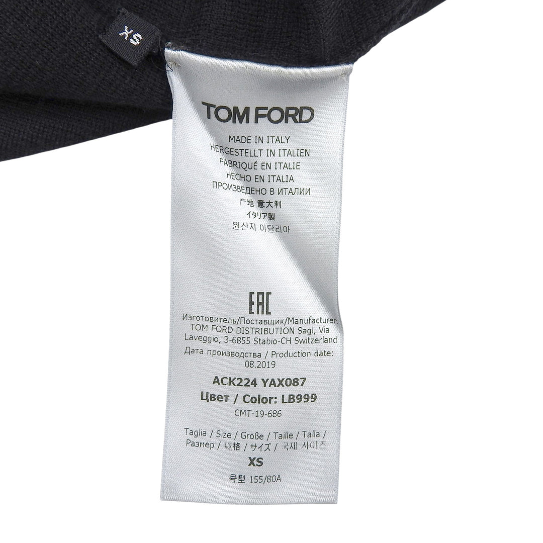 Great TOM FORD one piece black cashmere XS