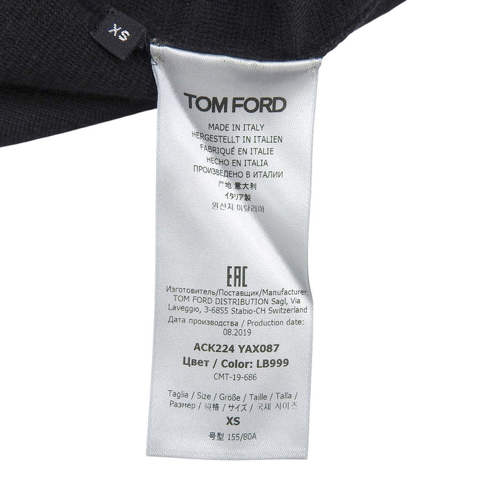 Great TOM FORD one piece black cashmere XS
