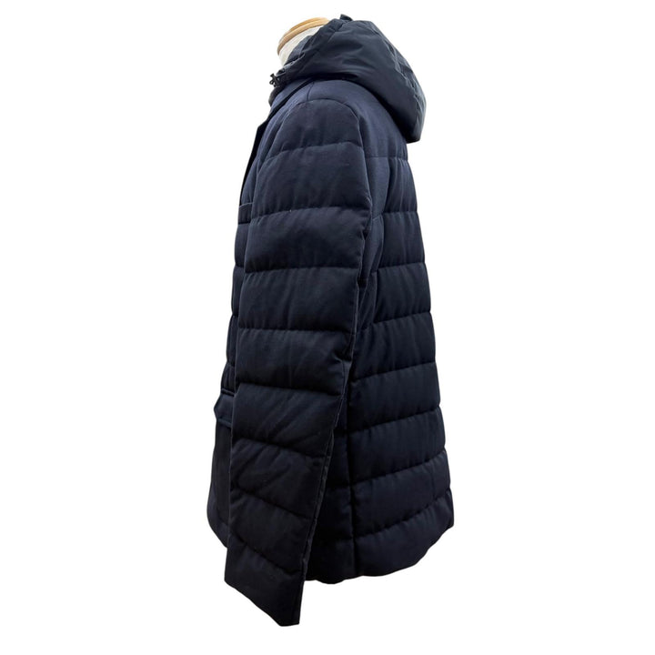 Great MONCLER Down jacket VERNOUX Hooded layered design tailored wool mens 5