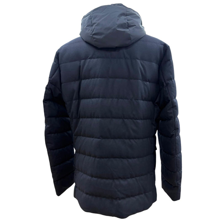 Great MONCLER Down jacket VERNOUX Hooded layered design tailored wool mens 5
