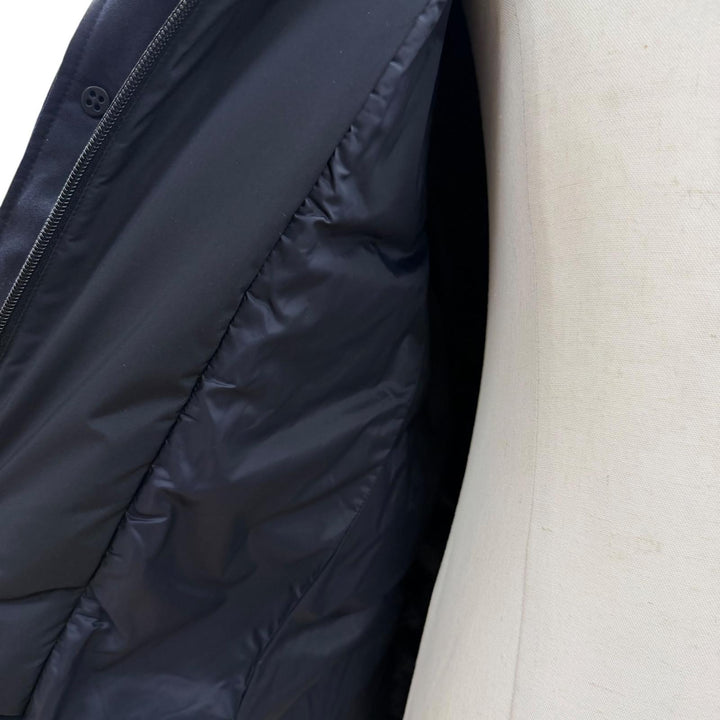 Great MONCLER Down jacket VERNOUX Hooded layered design tailored wool mens 5