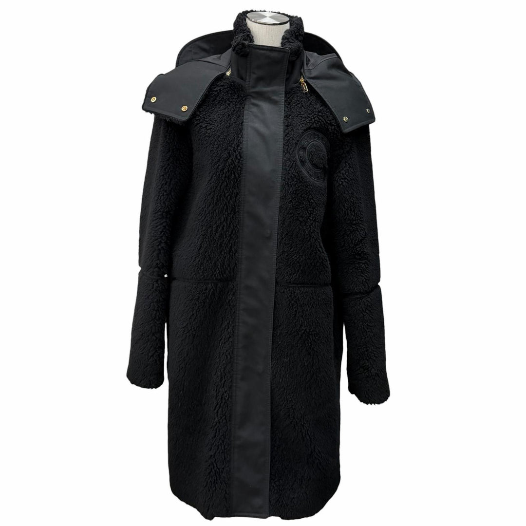 Excellent BURBERRY coat black wool Women 38 8046581