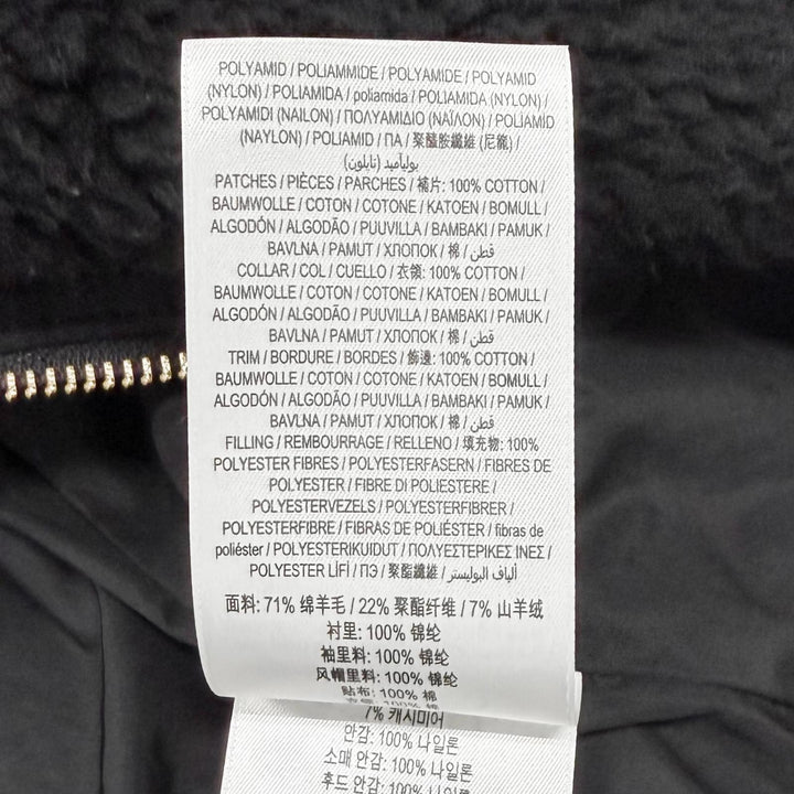 Excellent BURBERRY coat black wool Women 38 8046581