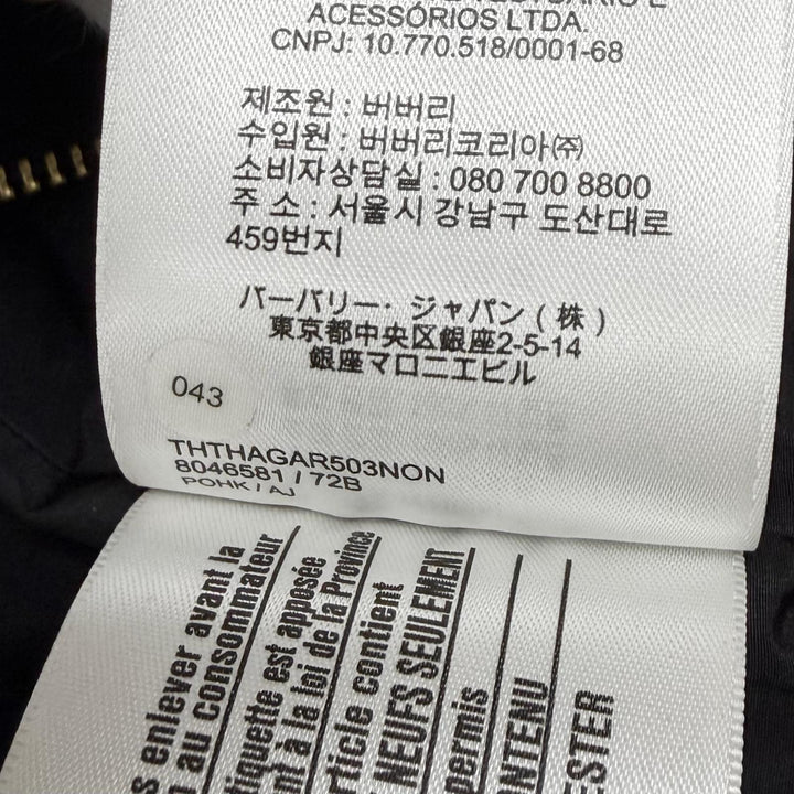 Excellent BURBERRY coat black wool Women 38 8046581