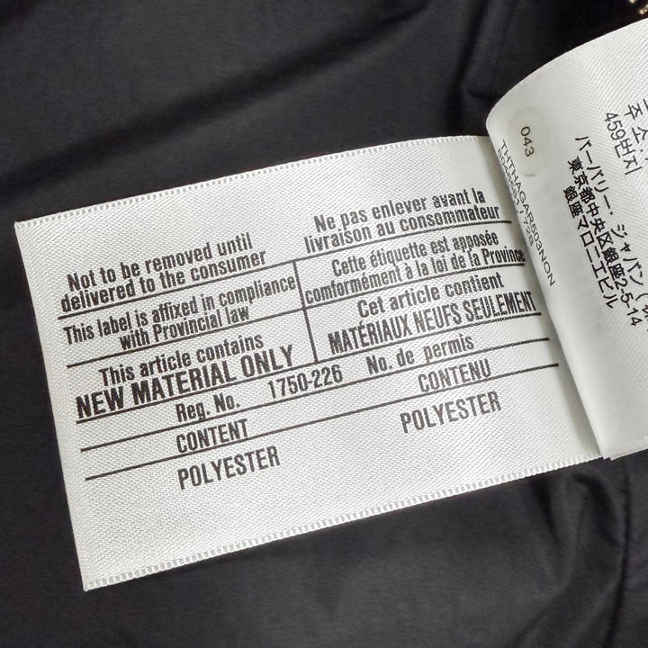 Excellent BURBERRY coat black wool Women 38 8046581