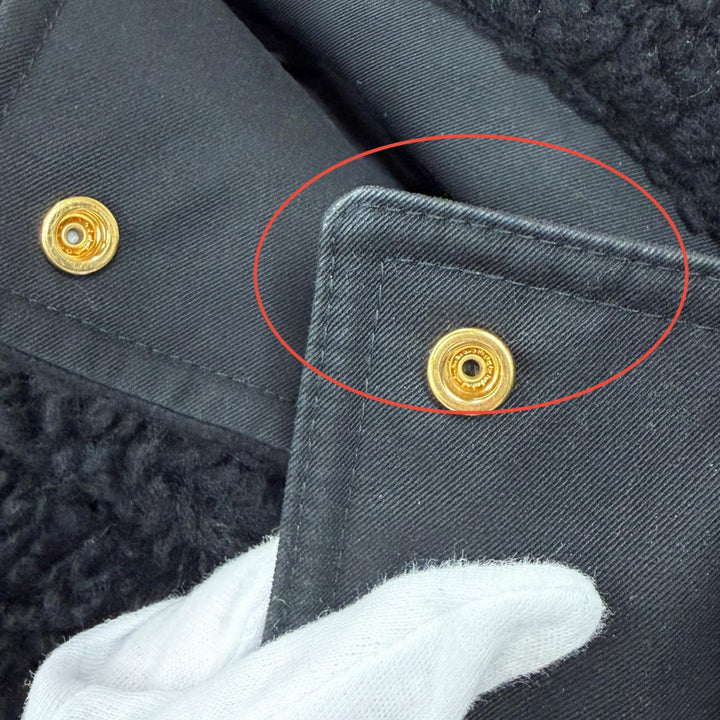 Excellent BURBERRY coat black wool Women 38 8046581
