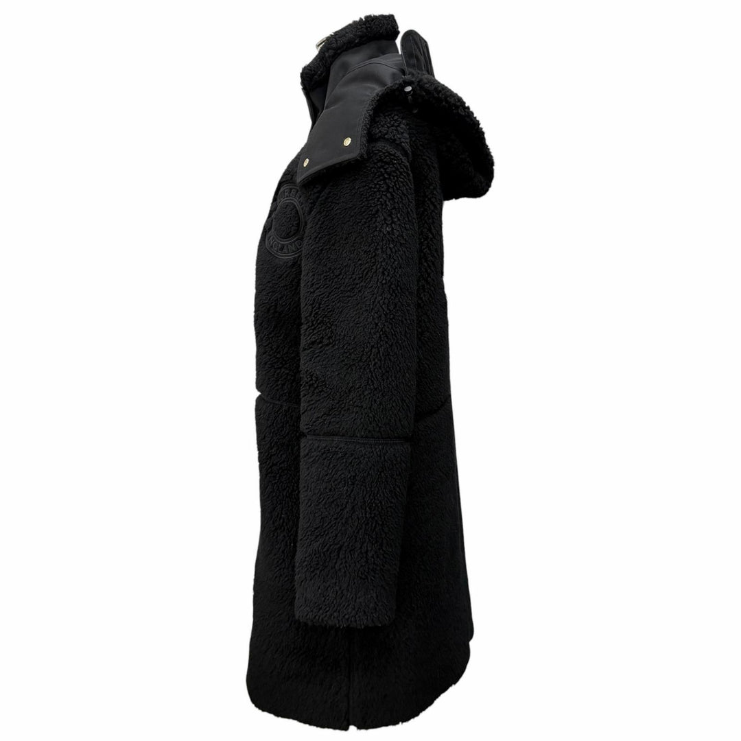 Excellent BURBERRY coat black wool Women 38 8046581