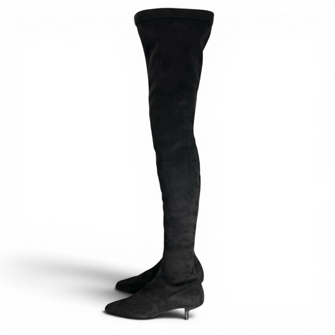 Pristine Stella McCartney Knee high boots black Suede leather Women 35