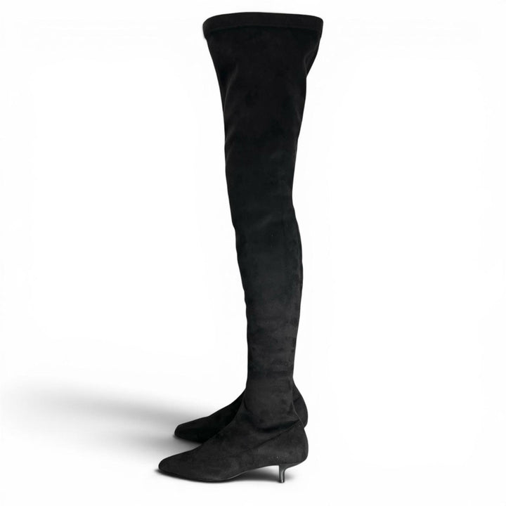 Pristine Stella McCartney Knee high boots black Suede leather Women 35