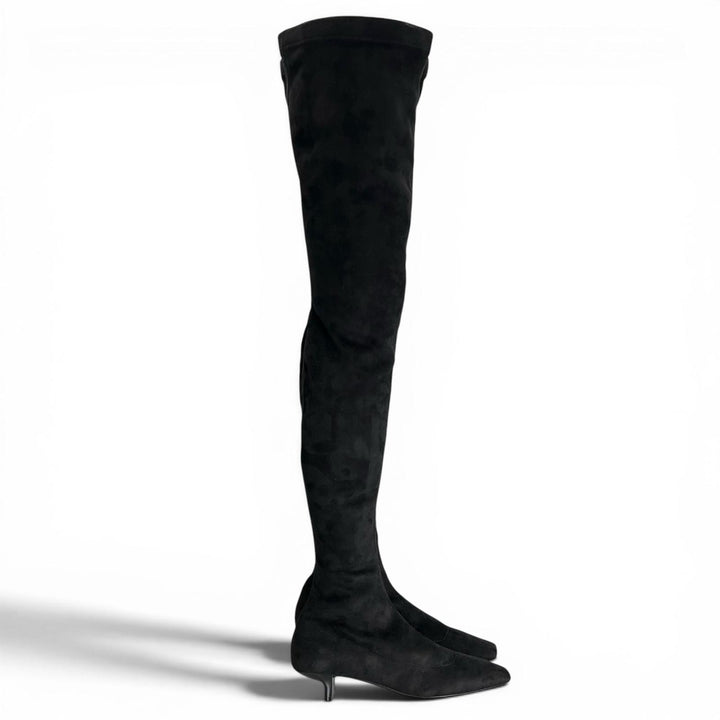 Pristine Stella McCartney Knee high boots black Suede leather Women 35