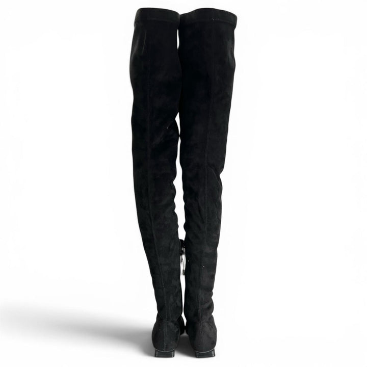 Pristine Stella McCartney Knee high boots black Suede leather Women 35