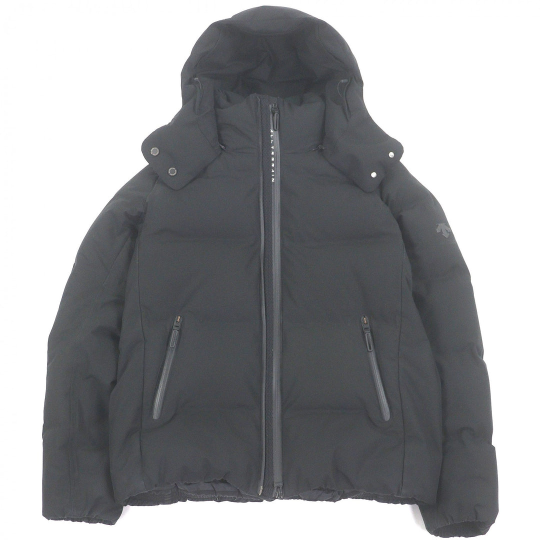 Very Good DESCENTE ALLTERRAIN Down jacket Hooded black