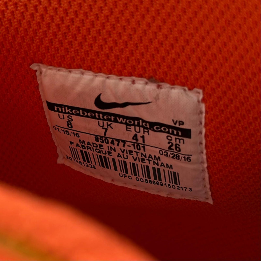 Pristine NIKE High cut sneakers DUNK RETRO QS Syracuse Dunk High Orange 26cm