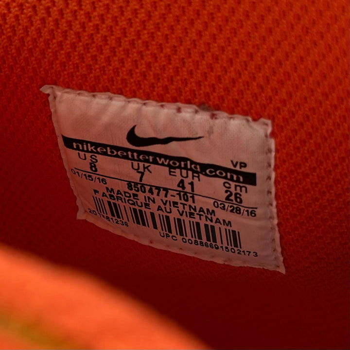 Pristine NIKE High cut sneakers DUNK RETRO QS Syracuse Dunk High Orange 26cm