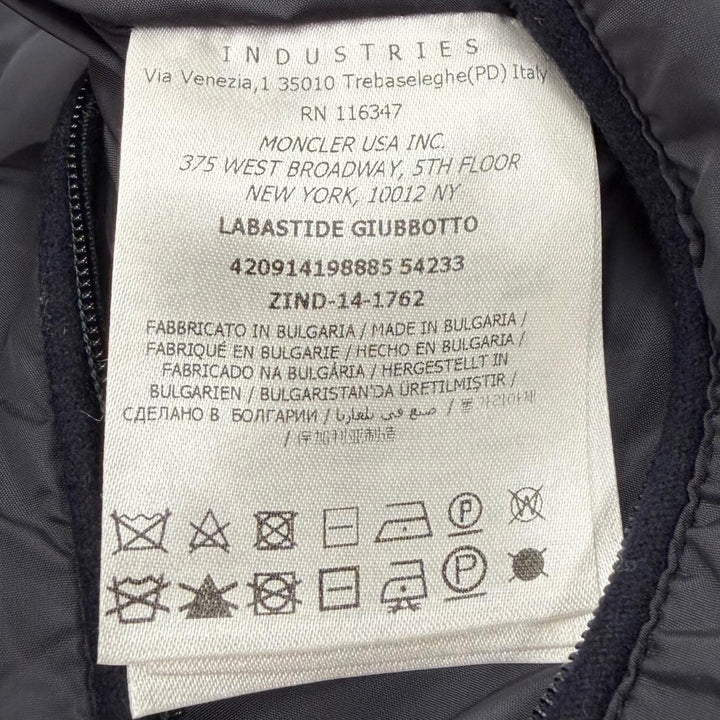 Very Good MONCLER Down jacket LABASTIDE Hooded double jacket with logo patch 4