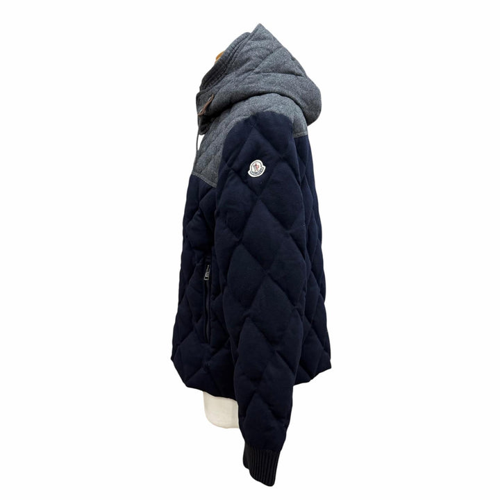 Very Good MONCLER Down jacket LABASTIDE Hooded double jacket with logo patch 4