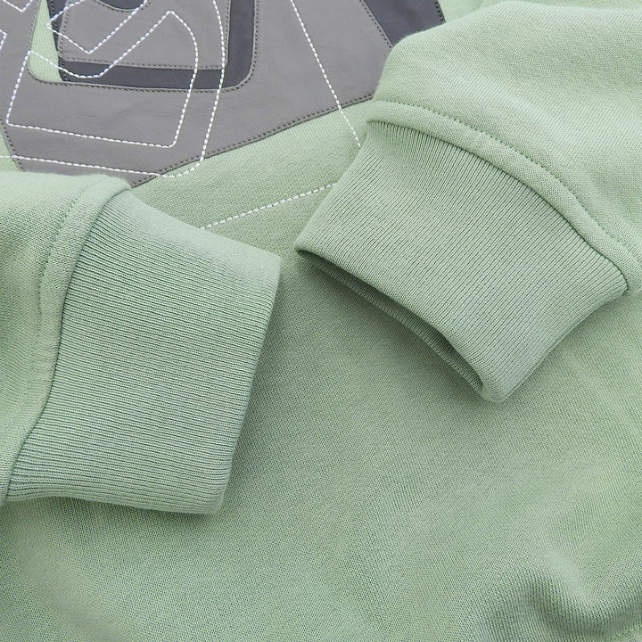 Pristine HERMES hoodie ETRIERS DECALES green cotton mens XS