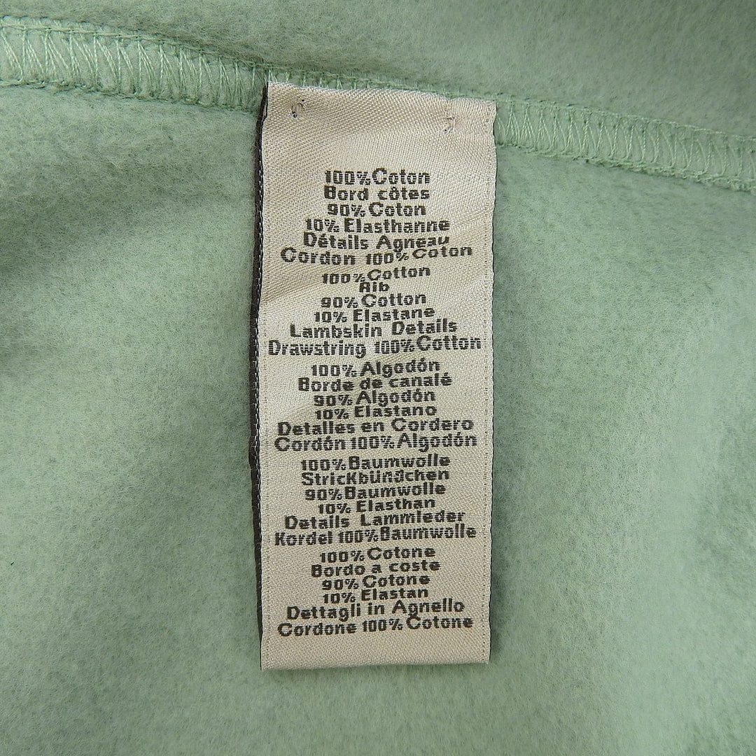 Pristine HERMES hoodie ETRIERS DECALES green cotton mens XS