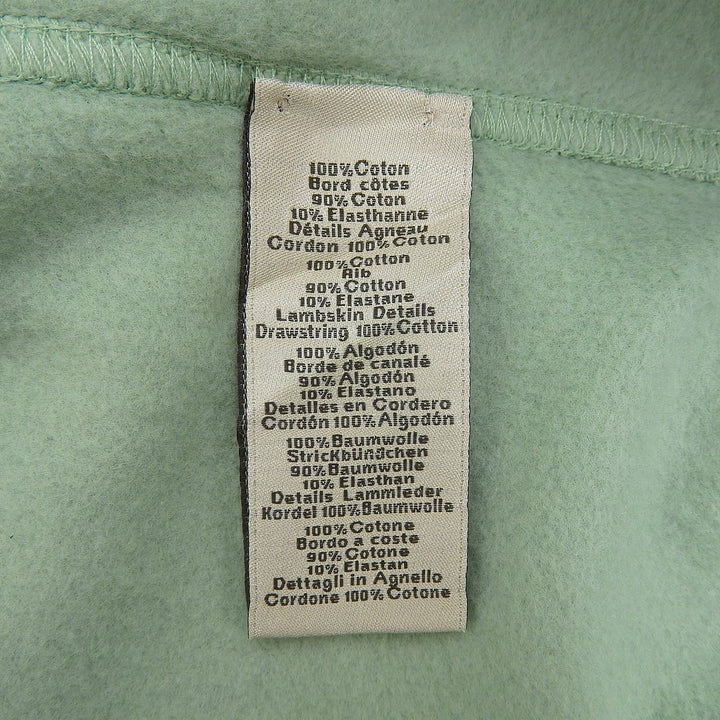 Pristine HERMES hoodie ETRIERS DECALES green cotton mens XS