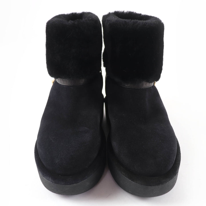 Excellent LOUIS VUITTON short boots Aspen Line Belt-design sheepskin boots 37.5