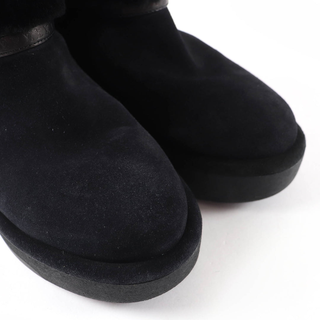 Excellent LOUIS VUITTON short boots Aspen Line Belt-design sheepskin boots 37.5