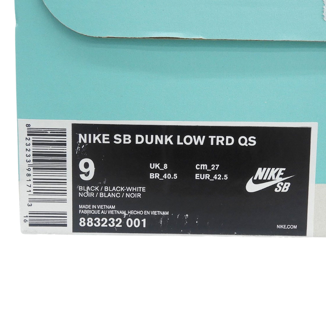 Pristine NIKE sneakers SB DUNK LOW TRD QS series Artificial 27cm 883232-001