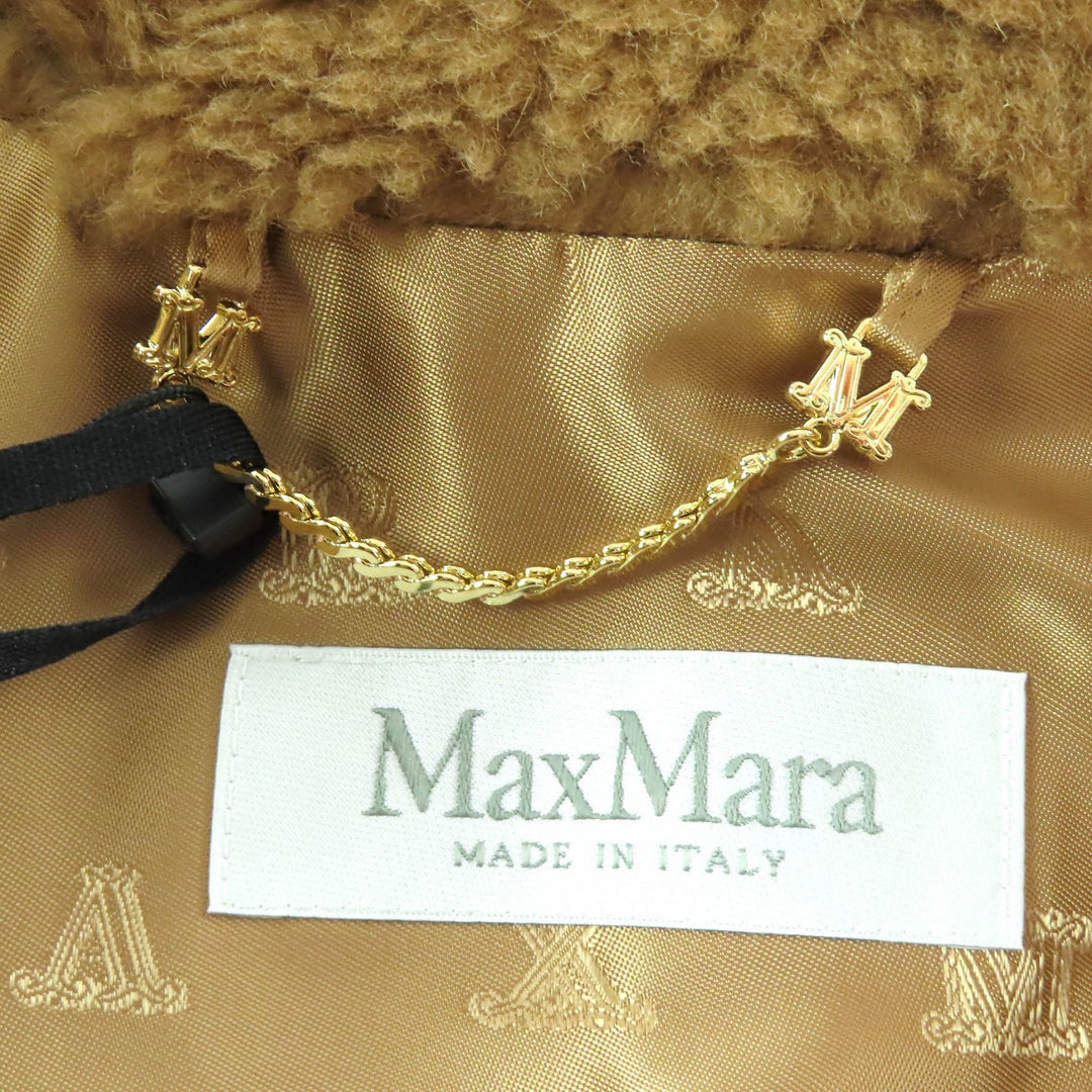 Pristine Max Mara poncho Teddy bear White tag, cape Brown Camel 2524736026
