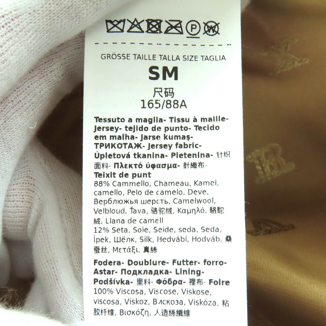 Pristine Max Mara poncho Teddy bear White tag, cape Brown Camel 2524736026