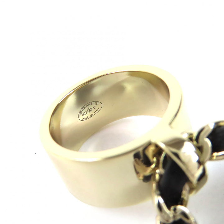Great CHANEL Ring COCO Mark Matelasse Bag Charm gold Women ABA014 B23C