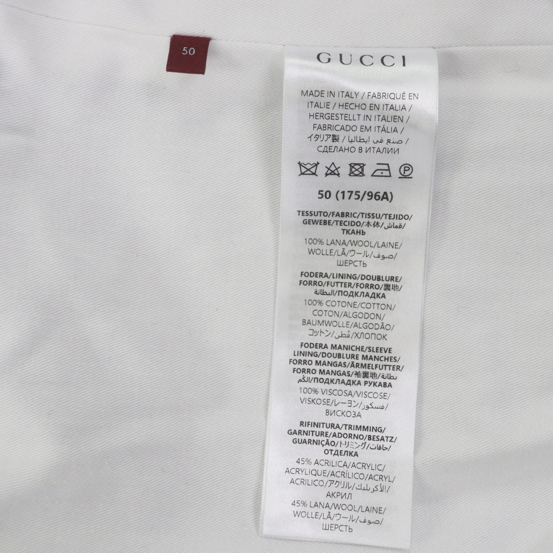 GUCCI pea coat Navy mens 50 793666