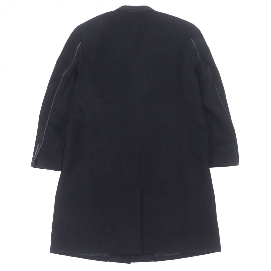 Pristine HERMES Chester coat Navy cashmere mens 58