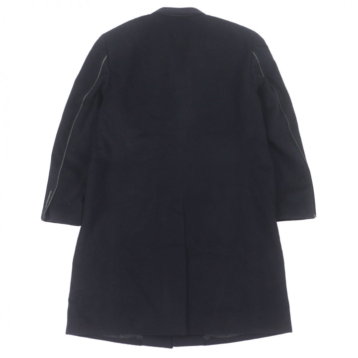 Pristine HERMES Chester coat Navy cashmere mens 58