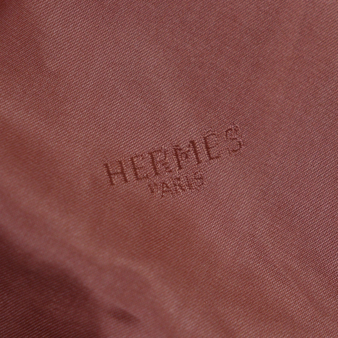 Great HERMES tailored jacket Orange cashmere mens 48