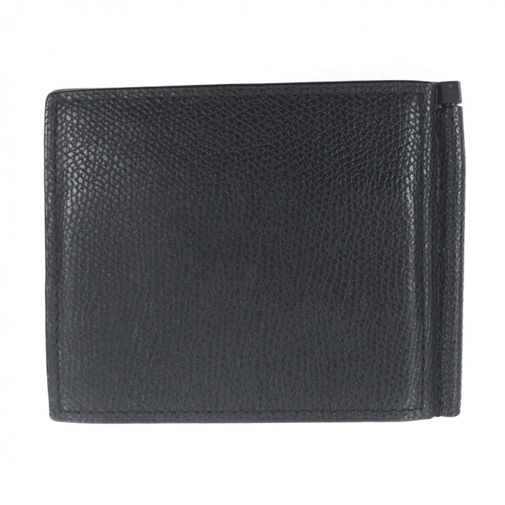 Excellent Valextra Card Case black leather mens SGDR0080028LRDWG99