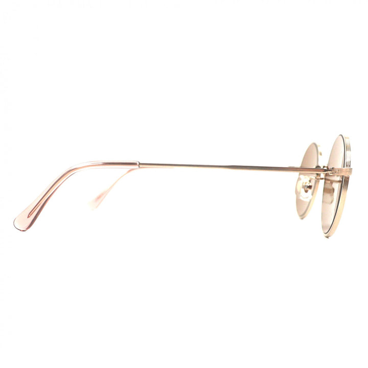 Excellent 金子眼鏡 sunglasses THE SHISHIKUI round Matt gold mens