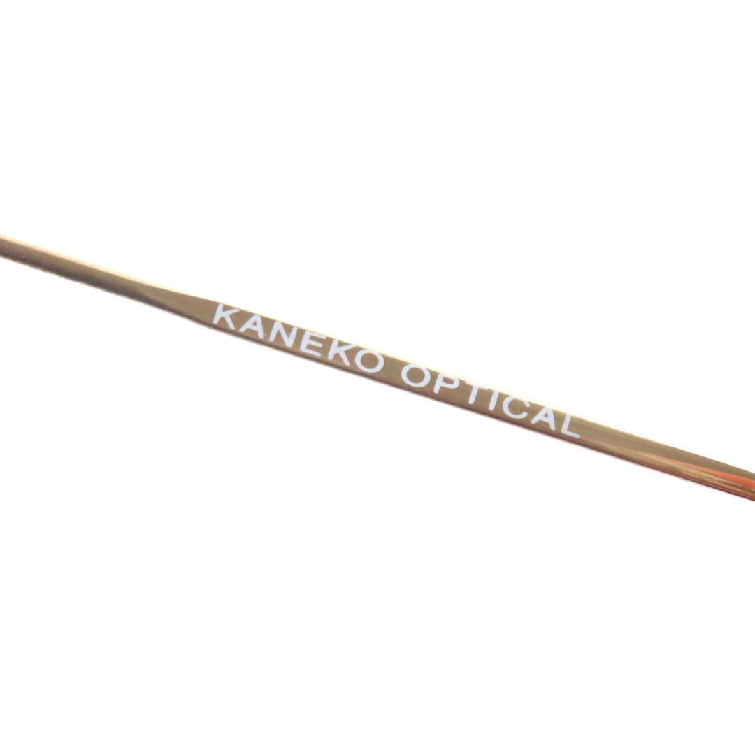 Excellent 金子眼鏡 sunglasses THE SHISHIKUI round Matt gold mens