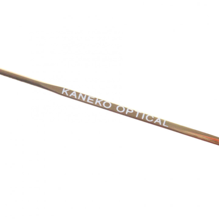 Excellent 金子眼鏡 sunglasses THE SHISHIKUI round Matt gold mens