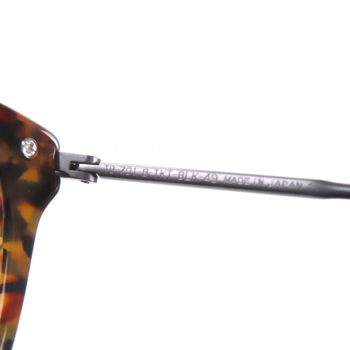 Excellent THOM BROWNE Glasses Clear brown mens TB-701-B