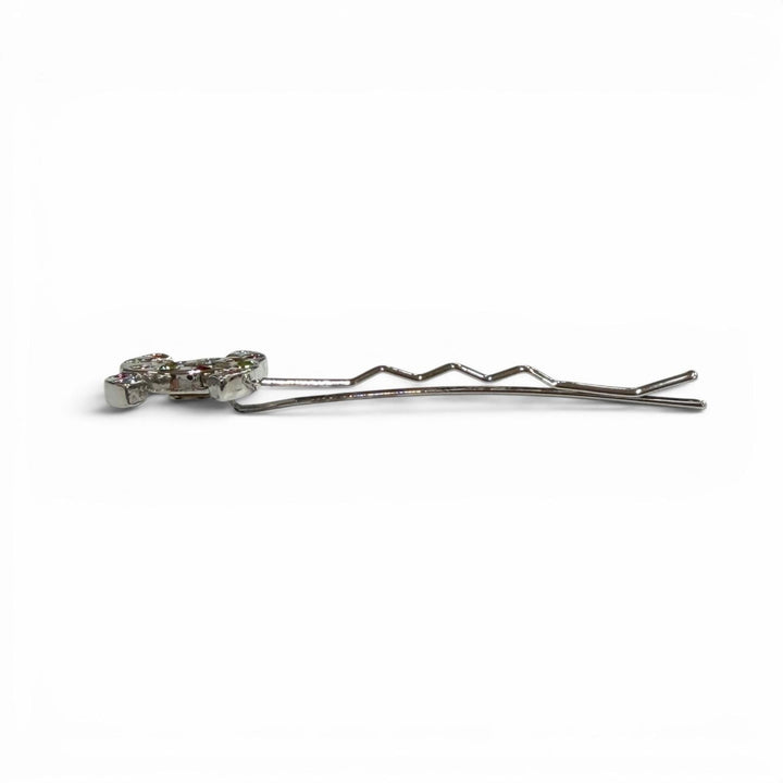 Excellent CHANEL hairpin COCO Mark Silver Women 00T
