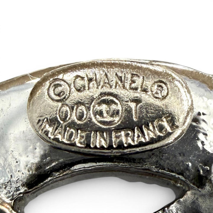 Excellent CHANEL hairpin COCO Mark Silver Women 00T