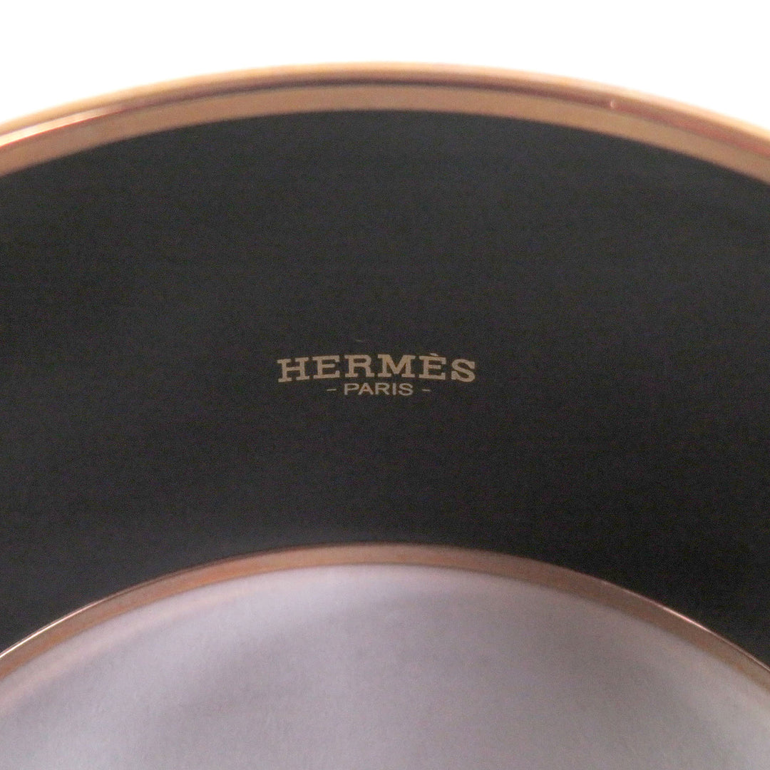 Pristine HERMES Bangle HARNAIS DES PRESIDENTS XL ENCRES Emile Blue gray