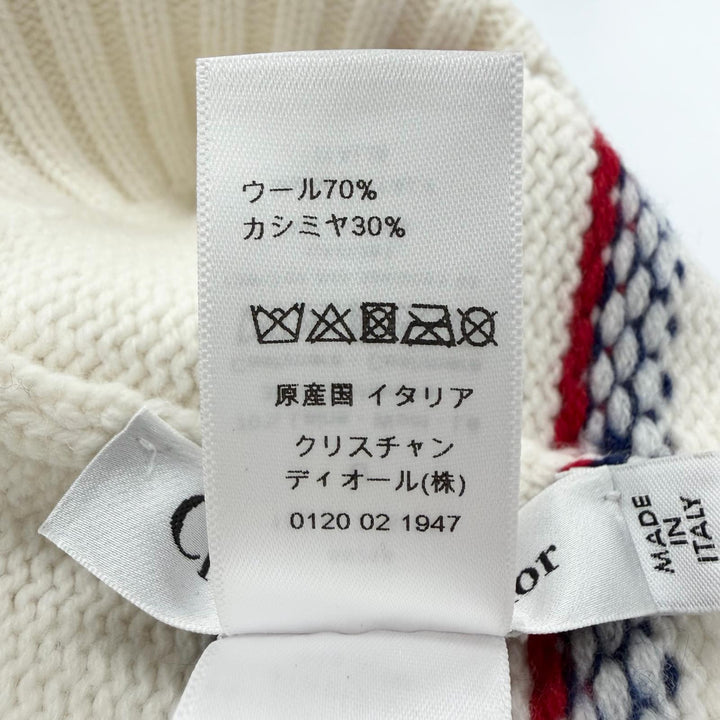 Excellent Christian Dior Knit cap Dior Alpes Star logo hat Women 15DAL715I175