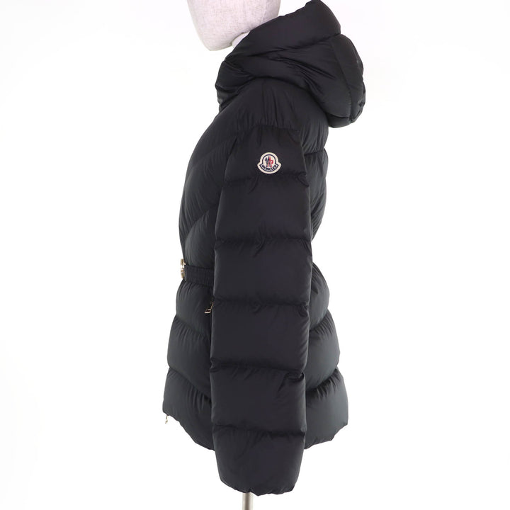 Excellent MONCLER Down jacket Includes logo patch, hood and belt black 2 BROSSE