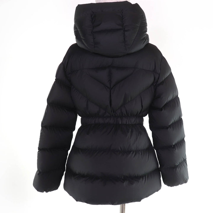 Excellent MONCLER Down jacket Includes logo patch, hood and belt black 2 BROSSE