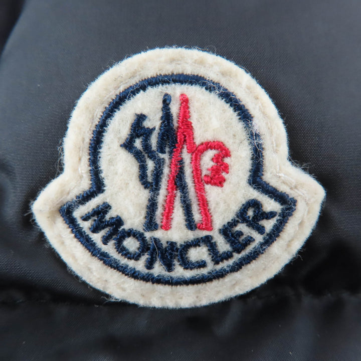 Excellent MONCLER Down jacket Includes logo patch, hood and belt black 2 BROSSE