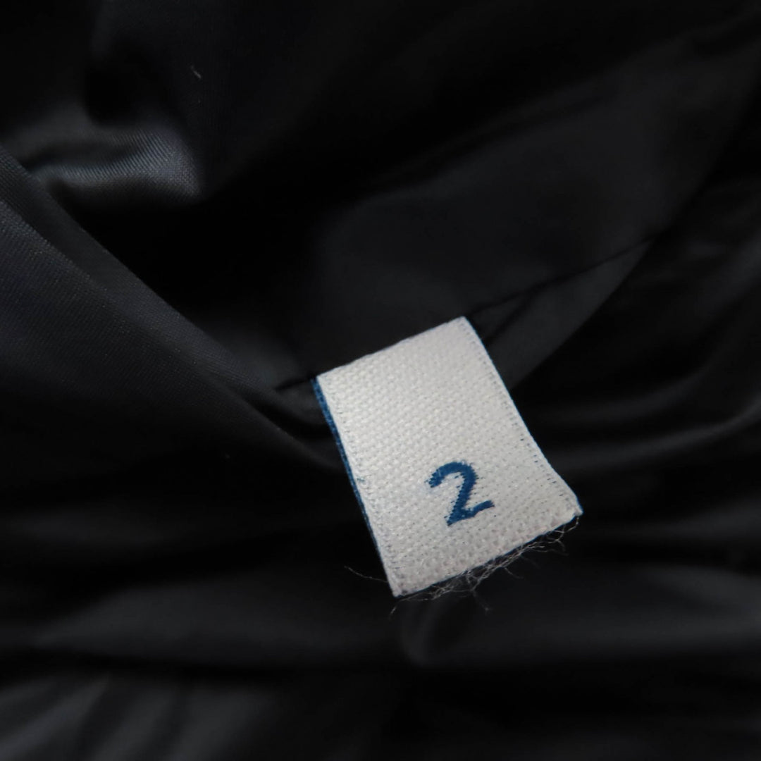 Excellent MONCLER Down jacket Includes logo patch, hood and belt black 2 BROSSE