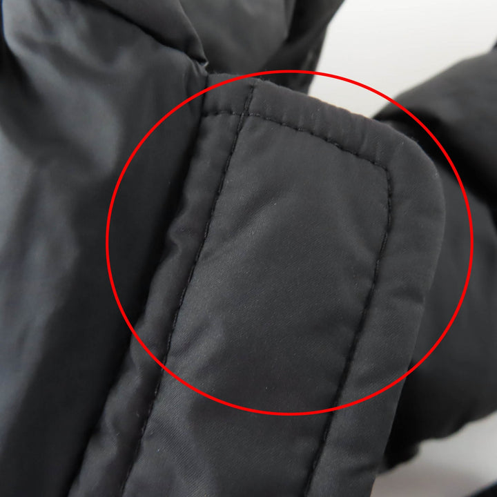 Excellent MONCLER Down jacket Includes logo patch, hood and belt black 2 BROSSE