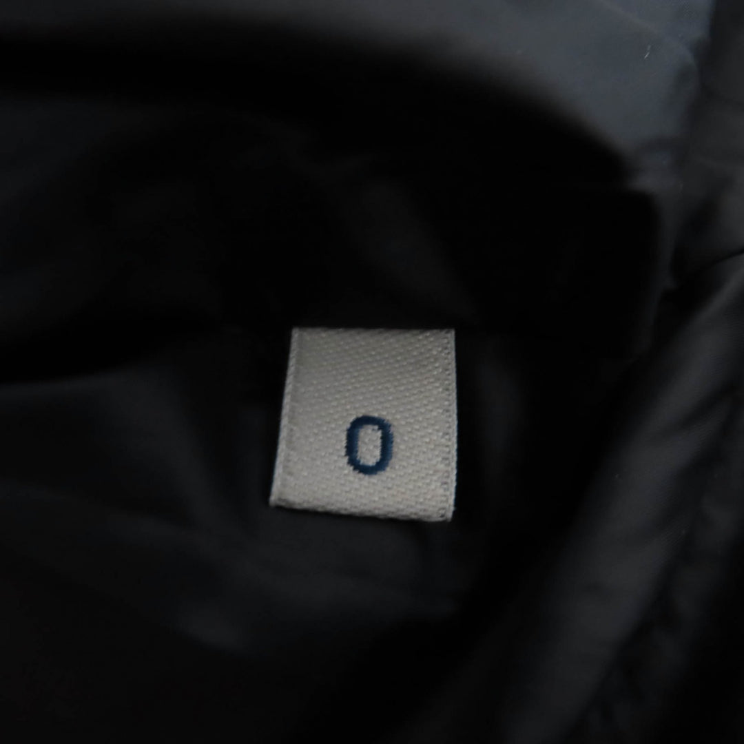 Excellent MONCLER down coat HERMINE Logo patch and hood black Nylon Women 0