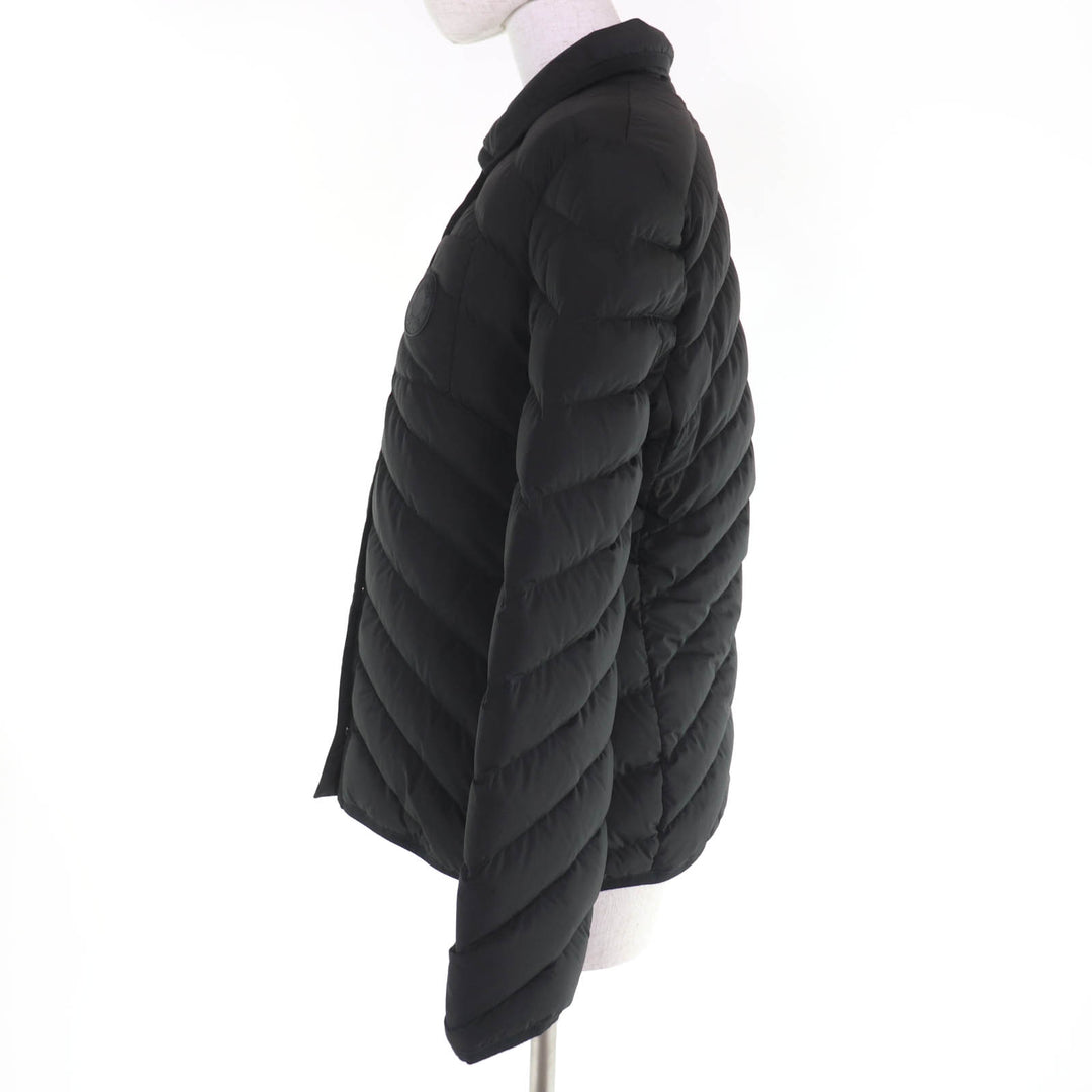 Excellent HERMES Down jacket Serie button black polyester Women 40 4H0168DR